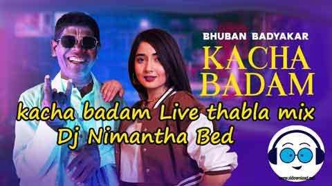 kacha badam Live thabla mix Dj Nimantha Bed 2022 sinhala remix DJ song free download